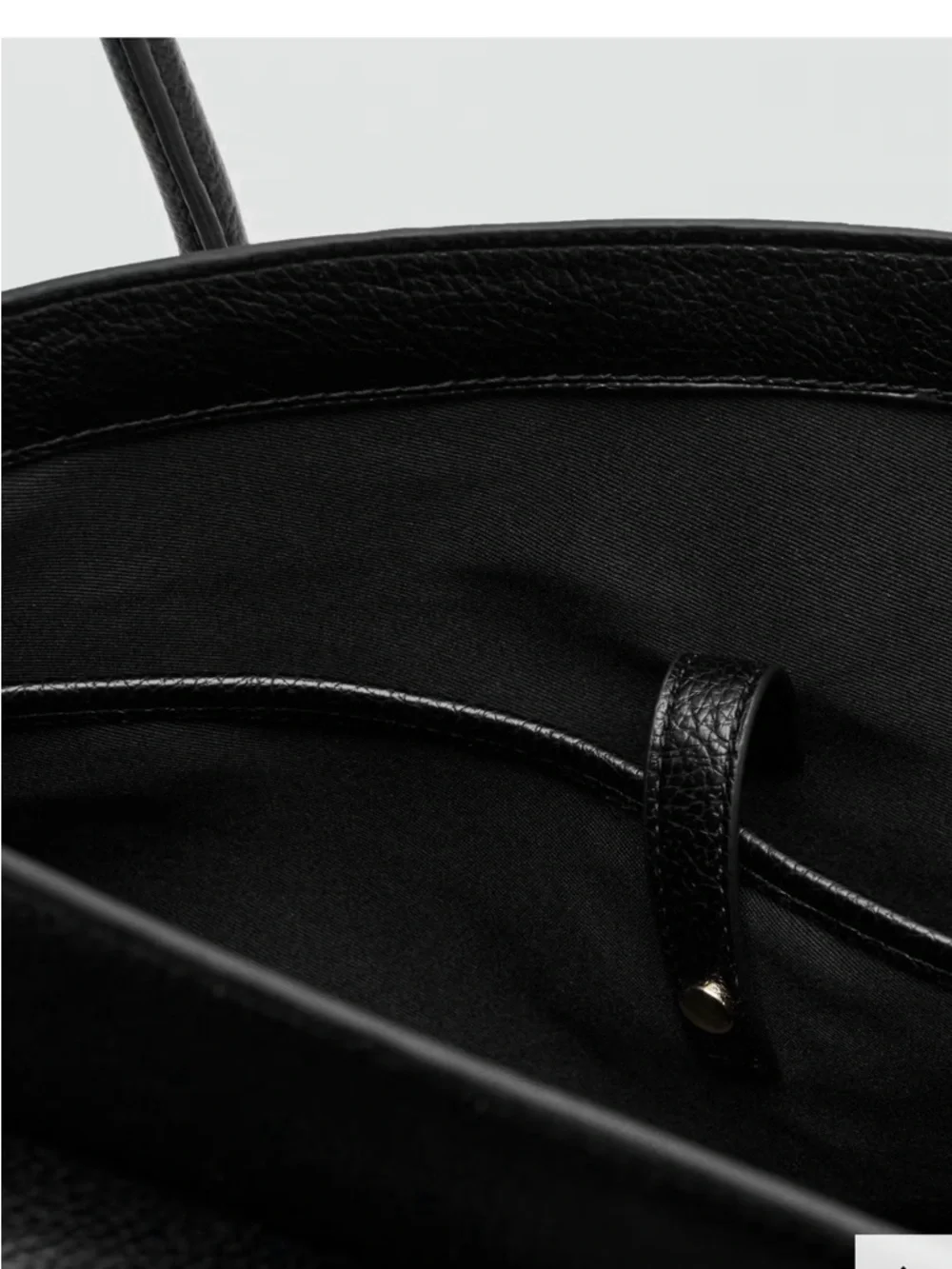 Mango Black Leather Satchel - Picture 4 of 5